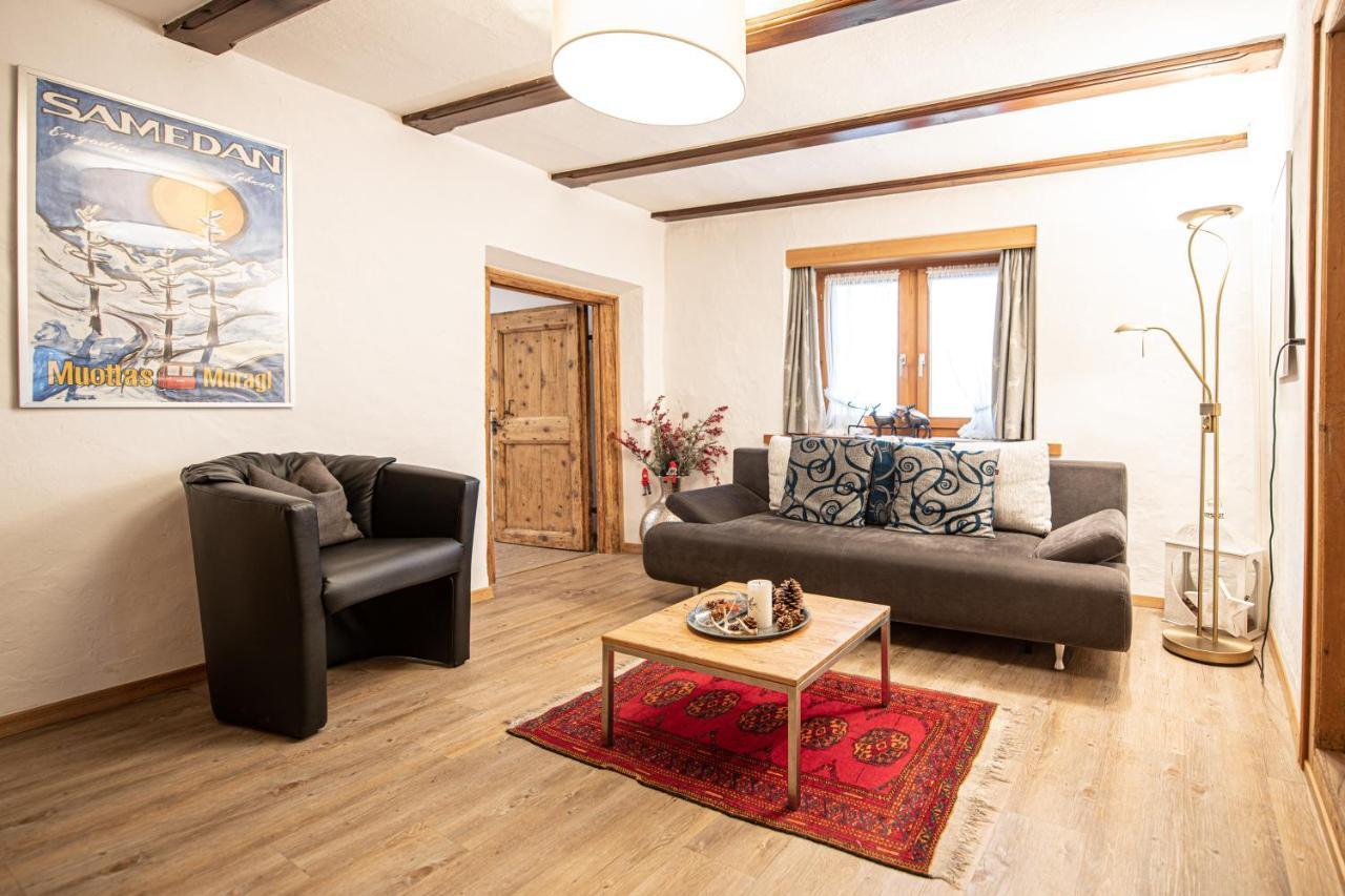 Apartmán Chesa Talvo, Samedan Exteriér fotografie