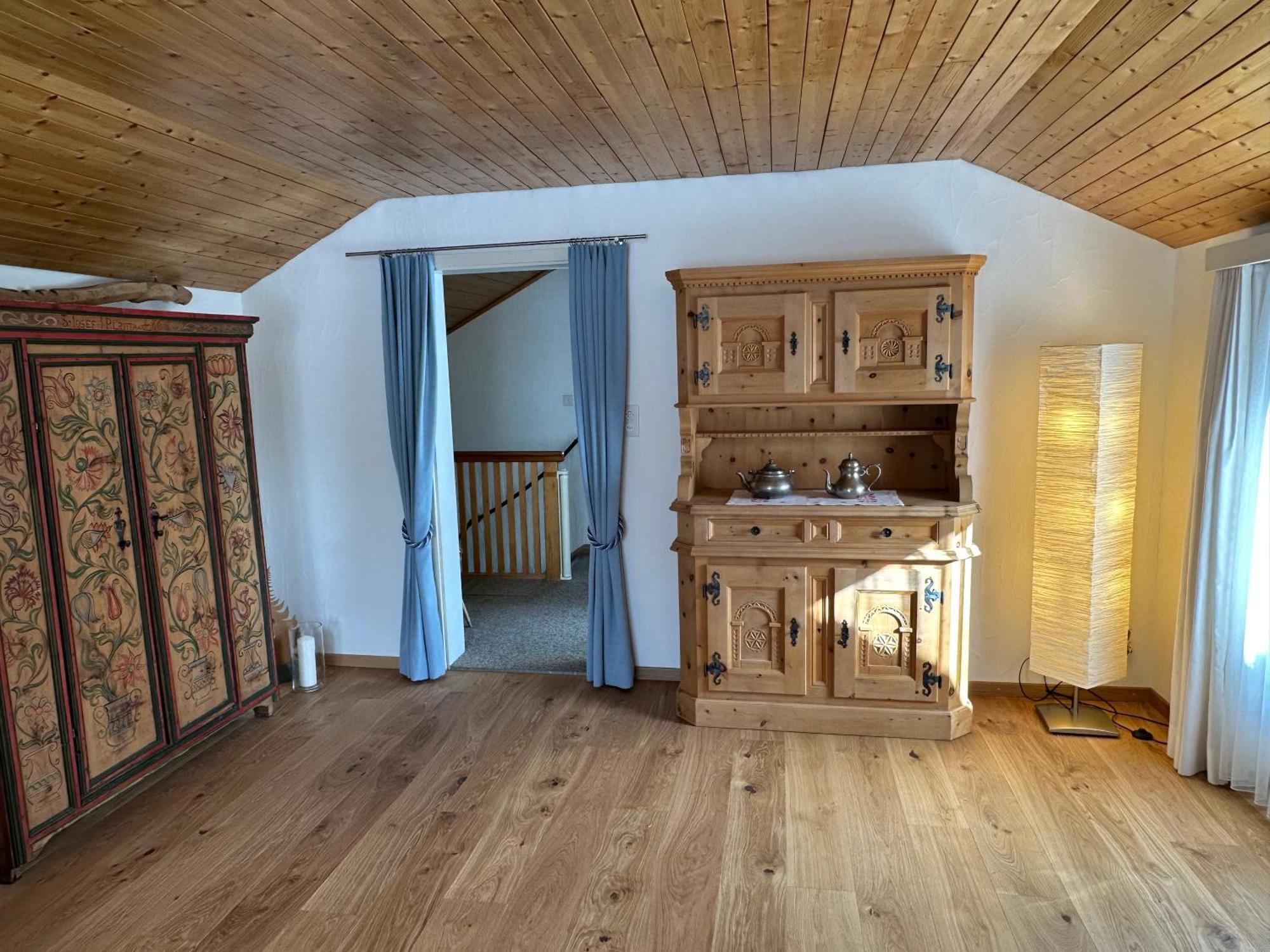 Apartmán Chesa Talvo, Samedan Exteriér fotografie