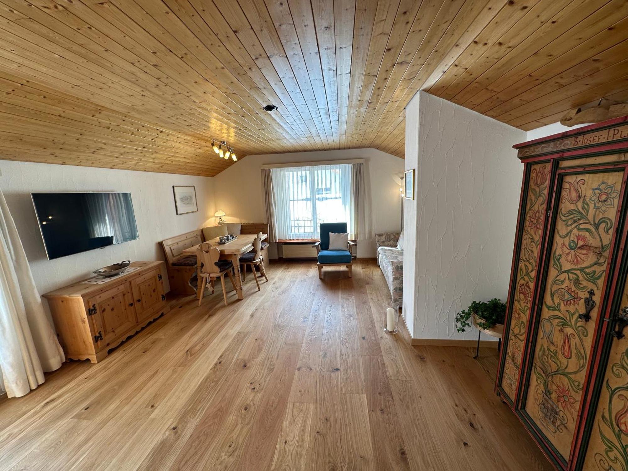 Apartmán Chesa Talvo, Samedan Exteriér fotografie