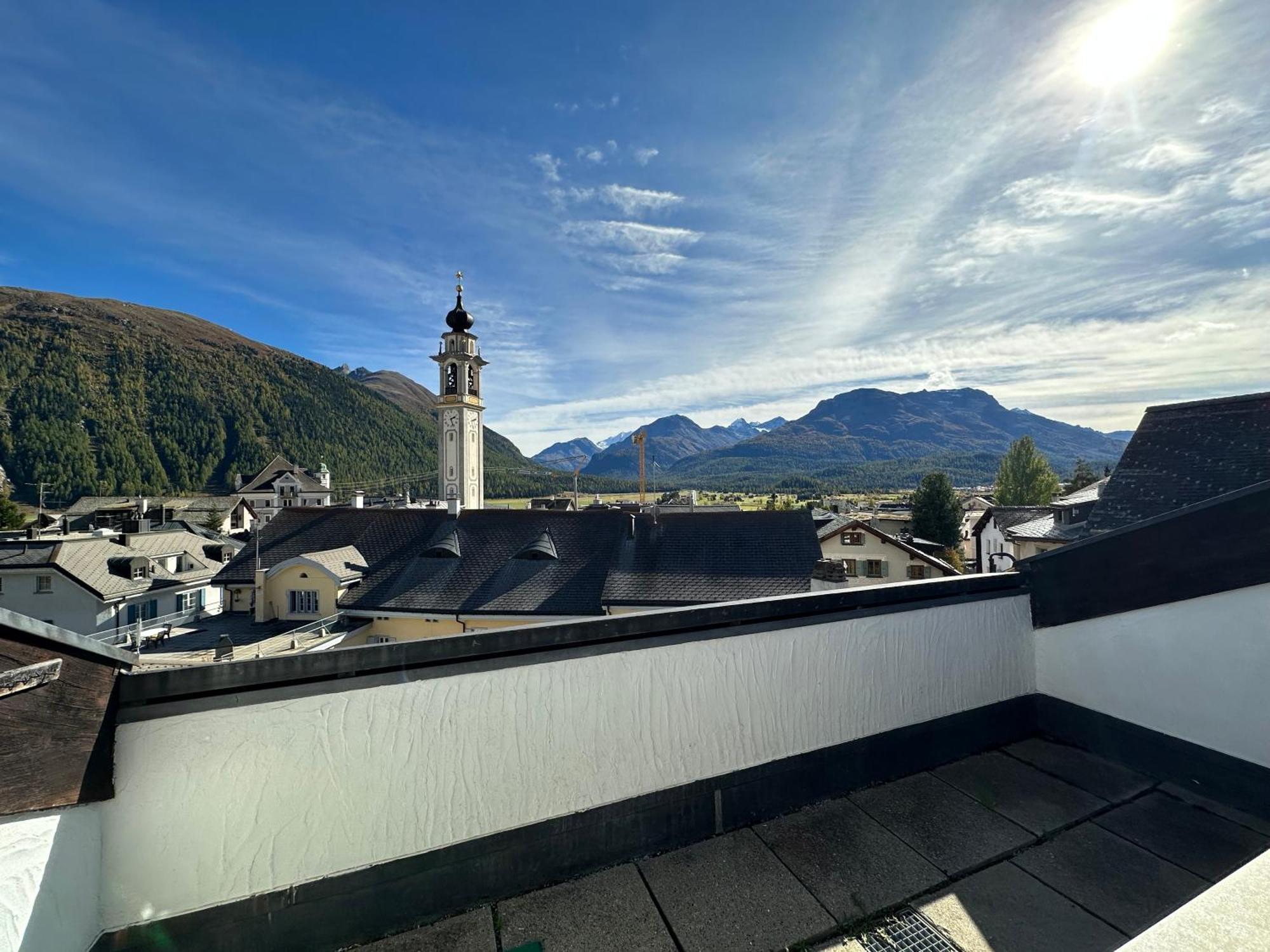 Apartmán Chesa Talvo, Samedan Exteriér fotografie