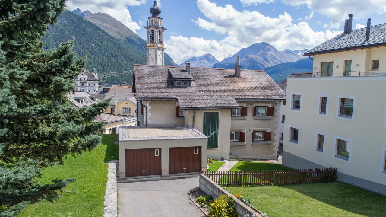 Apartmán Chesa Talvo, Samedan Exteriér fotografie